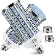 FanNicoo 2 Pack 500W Equivalent LED Corn Light Bulb 5500 Lumen 6500K 60W Larg...