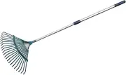 Uandhome Heavy Duty Rake with Ergonomic Handle for Yard and Garden