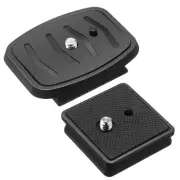 2 Pack 41mm and 43mm Tripod Quick Release Plate Camera Mounting Adapter, 2 Si...