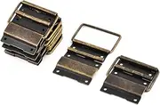Aexit Box (hand operated tools) Case Retro Style 52mm x 48mm Metal Positioning Support Hinges Bronze Tone (94ry427qf273) 9 PCS