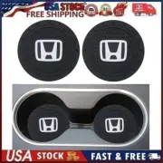 2 pk Cup Mat Car Drink Holder Insert Silicone Coaster Set for Hon-da Style 1