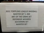 2021 Topps Big League Baseball COMPLETE 383 CARD MASTER SET W/ 4 INSERT SETS