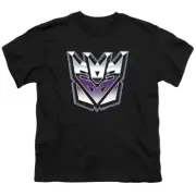 Transformers Kids T-Shirt Decepticon Logo Black Tee