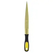 Woodworking Needle File 8 Inch Titanium Plating with PVC Handle