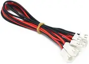 RC Helicopter Parts for JST-XH 5pcs/lot 1S 2S 3S 4S 5S 6S 20cm 22AWG Lipo Balance Wire Extension Charged Cable Lead Cord for JST-XH RC Lipo Battery Charger Replacement (Color : 1S)