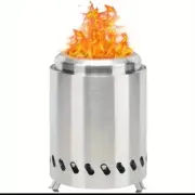Table Top Fire Pit with Built-in Stand Smokeless Portable Mini for Outdoor Use