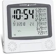 Azan Clock,Prayer Times Table Clock,Muslim Digital Alarm,HA-4010 (Gray)