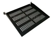 1 Space Cantilever Keyboard Server Data Rack Mount Shelf 19" 1U 15" Deep Vented