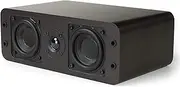 Micca OoO Center Channel Bookshelf Speaker with 3-Inch Woofers and Silk Tweeter (Dark Walnut, Each)