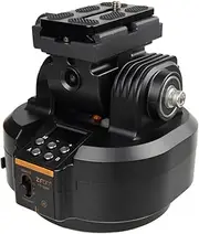 YT2000 ized Pan Tilt Head Electric PTZ Ball Head Object Tracking Holder Panoramic Tripod Head 4.4ibs Load Capacity 360°Rotatable with Remote Control Phone Clip 1/4in Screw for Vlog Live Black One Size
