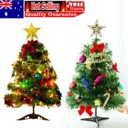Small Mini Christmas Tree With LED Lights Xmas Tabletop Rtificial Ornament Gift