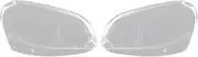 Car Headlight Lens Cover for Jetta Rabbit R32 2005-2010 Car Headlight Lens Cover Head Light Lampshade 1 Pair Left+Right