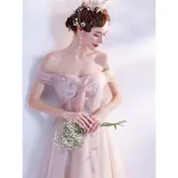 在飛比找ETMall東森購物網優惠-天使嫁衣晚宴獨唱婚紗禮服櫻花