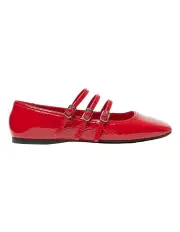 [Sandler] Millie Flat Shoes in Red Patent