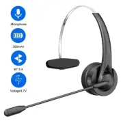 Bluetooth 5.4 Headset PC Call Center Wireless Headphone with Mic Charging Base