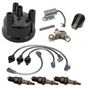Complete Tune-Up Kit Fits Ford 3 cyl. Tractor 65-up Wires Cap Plugs Points