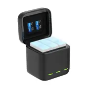 For GoPro Battery Charging Box For Hero 9 10 Black 3 Slot Charger Storage