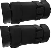BRIGHTFUFU 2pcs Leg Band Calf Training Belt Removable Ankle Weights for Men Sports Ankle Covers for Yoga Running Gym Workouts