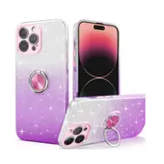 024 Phone Case Ring Holder Phone Protective Case for iPhone15 Plus