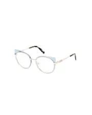 Emilio Pucci EP5220 51086 CatEye Eyeglasses Women Blue Frames