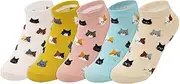 [Buywis] Ankle Socks for Women Cotton Low Cut Socks Casual No Show Socks