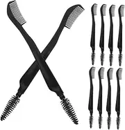 ARTSEWPLY Men's Eyebrow Brush Eyelash Comb 2-in-1 Makeup Tool Portable Eyelash Brush for Women