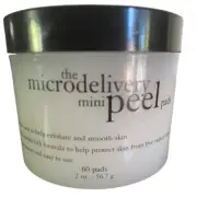 Philosophy The Microdelivery Mini Peel Pads 60 Pads NEW Pre Saturated
