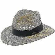 Panama Jack Safari Straw Hat - Lightweight, 3" Big Brim, Inner Elastic