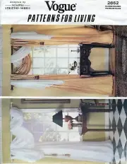 Vogue 2652 Patterns For Living Drapes designed by Susanna Stratton-Norris 1991