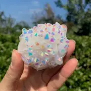 Angel Aura Quartz Obelisk Rainbow Crystal Tower Decoration Random Shape