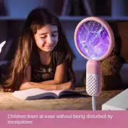 Mini Insect Racket UV Light Fly Bug Zapper Mosquito Killer Lamp Outdoor