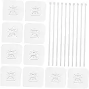 TOYANDONA 13 Pairs Furniture Wall Anchors Kit Adhesive Zip Tie Anchors for Safety Secure Furniture to Wall No Drill Tip Durable Multipurpose