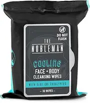 Nobleman The Men's Cooling Face + Body Cleansing Wipes, Eucalyptus - 30 Count