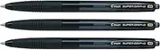 Pilot Super Grip g Retractable Ballpoint Pen Set of 3 Medium Black
