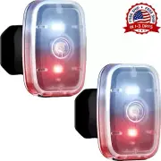 2 Luces de LED para bicicletas accesorios USB recargable impermeable Luz Trasera