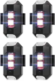 LED Strobe Drone Lights, 7 Colors Mini USB Rechargeable Lighting