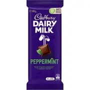 Cadbury Dairy Milk Peppermint 180g Chocolate Block