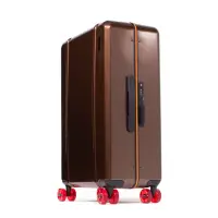 在飛比找momo購物網優惠-【Floyd】26吋行李箱 可可棕(鋁框箱)