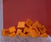 Lego Parts Lot x (18) Ct ~ Orange Slope 30 1 x 1 x 2/3 ~ No# 54200