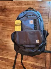 Carhartt Navy Cargo Series 25L Daypack + 3 Can Insulated Cooler Backpack