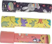HAWILLOSCH 3Pcs Kaleidoscope Rotating Cartoon Pattern Kaleidoscopes Fun Cognitive Boys for Interactive Play and Learning Activities