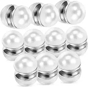 [FOMIYES] Pairs Pearl Magnetic Decorations Veil Weights for Wedding Hijab Pins Accessories Small Delicate Magnetic Clasp