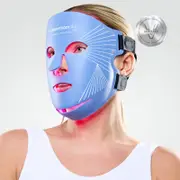 CurrentBody Skin Red & Blue LED Light Therapy Mask Series 2 | Anti-Blemish | Clinically Proven Dual-Wavelength LED for Anti-Aging, & Clearer Skin