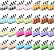 JETTINGBUY 80Pcs Milk Tea Charms Fruit Tea Charm Pendant Boba Milk Tea Bottle Pendants Tea Charms Dangle Earring Necklace Pendants for DIY Jewelry Making Craft Earring Keychain, Glass, resin
