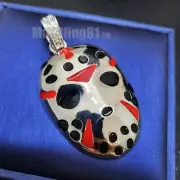 ICED JASON MASK HIP HOP SILVER PLATED BLING FASHION CHARM PENDANT