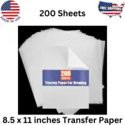 Transfer Paper Tracing Paper for Pencil Ink Markers (Transparent) *BRAND NEW*