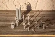 Vintage tools set in G/O/HO (1:22, 1:48, 1:87) scale - TLS-02