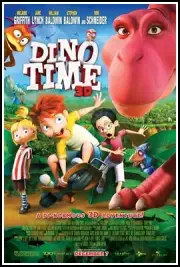 Dino Time 3D 2013 mini 13x20 movie poster (Jane Lynch Rob Schneider Tara Strong)