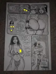 Massey CAVEWOMAN MOVIE MAYHEM 1 pg 24 SEXY CAVEWOMAN & CARRIE IN SEXY DOWN TIME