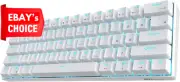 RK61 Wireless 60% Triple Mode BT5.0 2.4G USB-C Mechanical Keyboard 61 Keys Red S